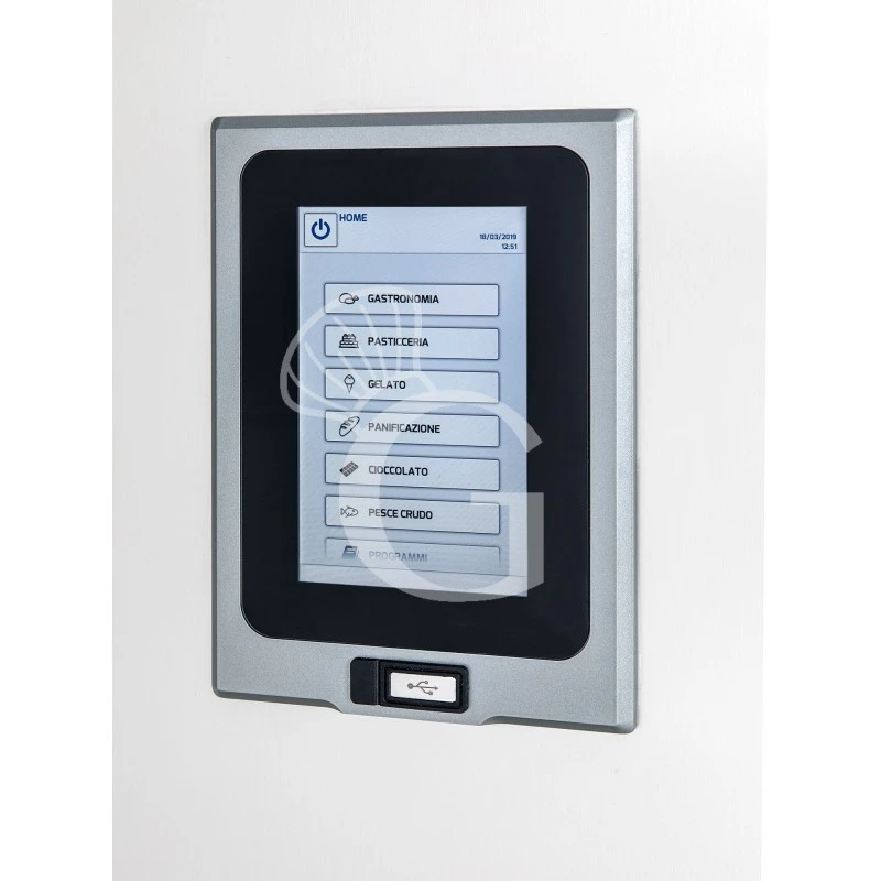 Abbattitore Digitale Di Temperatura In Acciaio Inox Adatto Anche Per Gelato - 5 Teglie O Griglie GN 1/1 O 600x400 Mm, -18°/+3°C 4 Abbattitore Digitale Di Temperatura In Acciaio Inox Adatto Anche Per Gelato - 5 Teglie O Griglie GN 1/1 O 600x400 Mm, -18°/+3°C - immagine 2