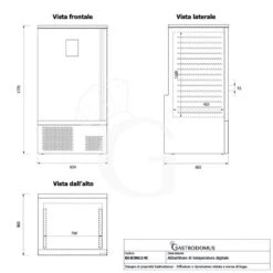 Abbattitore Digitale In Acciaio Inox Trifase Display Touch Screen 15 Teglie/griglie GN1/1 O 600x400 Mm ,-18°/+3°C,ruote Montate 19 Abbattitore Digitale In Acciaio Inox Trifase Display Touch Screen 15 Teglie/griglie GN1/1 O 600x400 Mm ,-18°/+3°C,ruote Montate -Vendite Gastrodomus abbattitore digitale in acciaio inox per 10 tegliegriglie gn 11 o 600 x 400 mm con ruote 180c 15