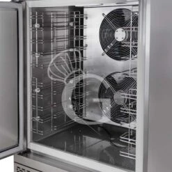 Abbattitore Digitale Trifase In Acciaio Inox Per 10 Teglie/griglie GN 1/1 O 600 X 400 Mm , -18°/+3°C, Con Ruote Montate -Vendite Gastrodomus abbattitore digitale trifase in acciaio inox per 10 tegliegriglie gn 11 o 600 x 400 mm 183c con ruote montate 3