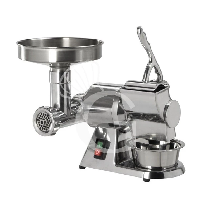 Abbinato Tritacarne + Grattugia Produzione Tritacarne 20/50 Kg/h L 430 Mm X P 270 Mm X H 360/420 Mm 3 Abbinato Tritacarne + Grattugia Produzione Tritacarne 20/50 Kg/h L 430 Mm X P 270 Mm X H 360/420 Mm