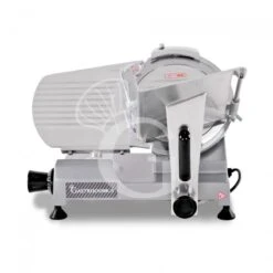 Affettatrice A Gravità Semiautomatica Con Pianale Rivestito Grigio Lama Diametro 250 Mm - Monofase