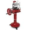 Affettatrice A Volano Con Colonna In Alluminio, Lama Diametro 300 Mm -Vendite Gastrodomus affettatrice a volano con colonna in alluminio lama diametro 300 mm