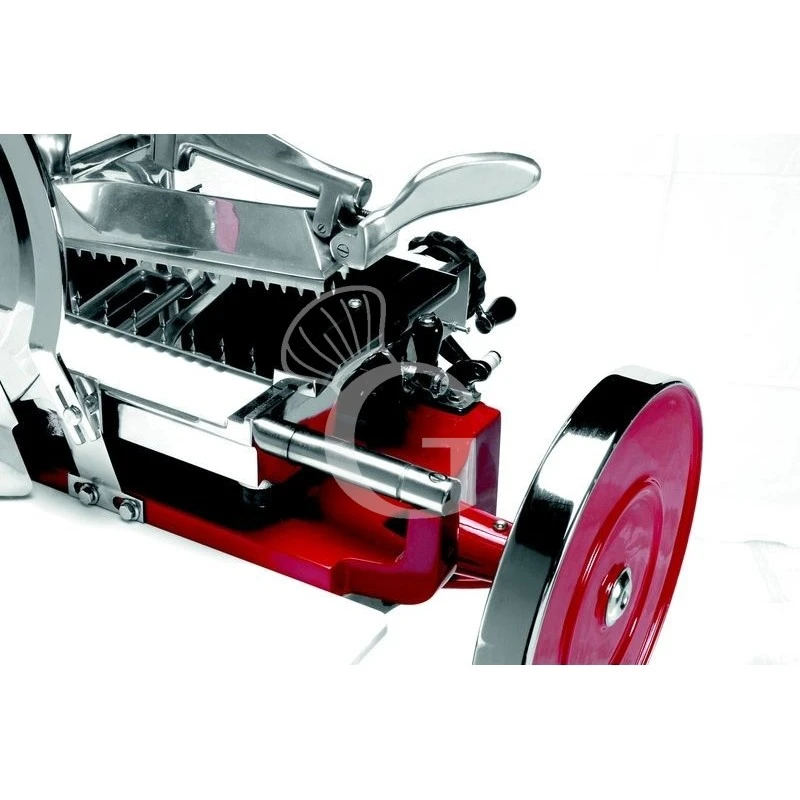 Affettatrice A Volano Con Colonna In Alluminio, Lama Diametro 300 Mm 6 Affettatrice A Volano Con Colonna In Alluminio, Lama Diametro 300 Mm - immagine 4