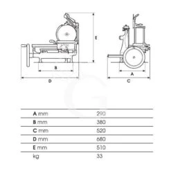 Affettatrice A Volano In Alluminio Con Verniciatura A Fuoco, Lama Diametro 250 Mm, Taglio Utile L 185 X H 150 Mm 7 Affettatrice A Volano In Alluminio Con Verniciatura A Fuoco, Lama Diametro 250 Mm, Taglio Utile L 185 X H 150 Mm -Vendite Gastrodomus affettatrice a volano in alluminio con verniciatura a fuoco lama diametro 250 mm taglio utile l 185 x h 150 mm 2