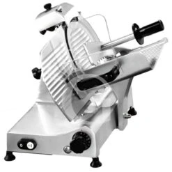 Vendite Gastrodomus -Vendite Gastrodomus affettatrice automatica a gravita in alluminio lama diametro 350 mm affilatoio fisso carrello smontabile motore 05 hp 1