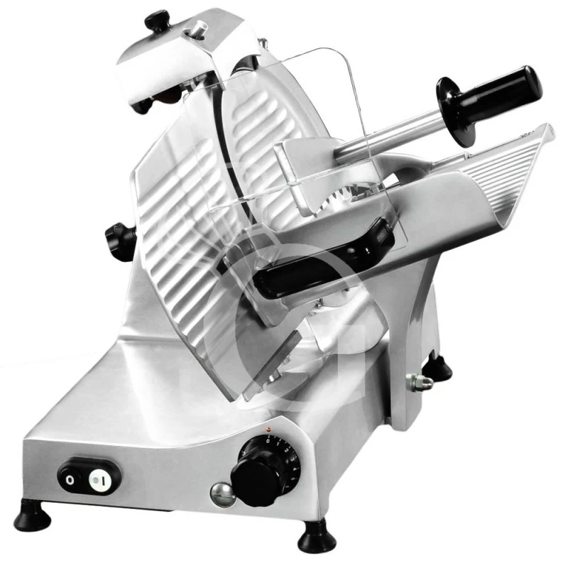 Affettatrice Automatica A Gravità In Alluminio, Lama Diametro 350 Mm, Affilatoio Fisso, Motore 0,5 Hp 4 Affettatrice Automatica A Gravità In Alluminio, Lama Diametro 350 Mm, Affilatoio Fisso, Motore 0,5 Hp - immagine 2