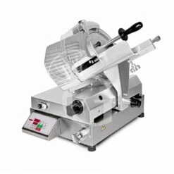 Affettatrice Automatica A Gravità In Alluminio, Lama Diametro 350 Mm, Affilatoio Fisso, Motore 0,5 Hp