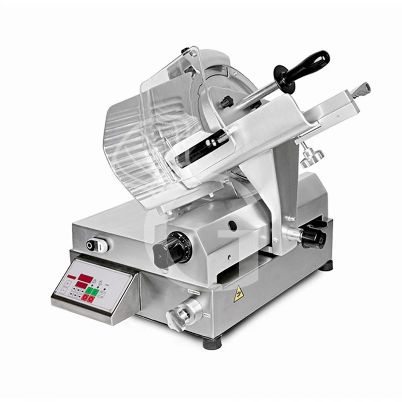 Affettatrice Automatica A Gravità In Alluminio, Lama Diametro 350 Mm, Affilatoio Fisso, Motore 0,5 Hp 3 Affettatrice Automatica A Gravità In Alluminio, Lama Diametro 350 Mm, Affilatoio Fisso, Motore 0,5 Hp