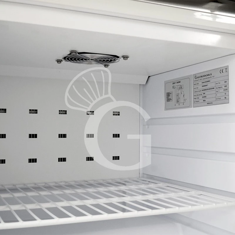 Armadio Refrigerato Statico In Acciaio Inox, 0°C/+8°C, 92 Lt, Gas R600A, Classe Energetica B 9 Armadio Refrigerato Statico In Acciaio Inox, 0°C/+8°C, 92 Lt, Gas R600A, Classe Energetica B - immagine 7