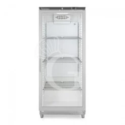 Armadio Refrigerato Statico Inox Porta Vetro +2°C/+8°C 445 LT