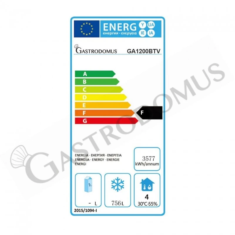 Armadio Congelatore Ventilato 2 Porte -18°C/-22°C 1040 LT Classe Energetica D 4 Armadio Congelatore Ventilato 2 Porte -18°C/-22°C 1040 LT Classe Energetica D - immagine 2