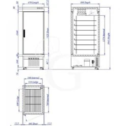 Armadio Congelatore Ventilato Gelateria -18°C/-40°C 650 LT -Vendite Gastrodomus armadio refrigerato ventilato per gelateria temperatura 18c 40c 650 lt 2