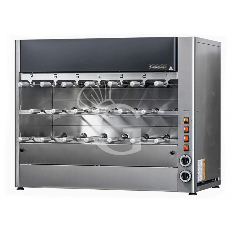 Arrosticino Churrasco Elettrico Con 20 Spade L 1100 Mm X P 570 Mm X H 900 Mm 3 Arrosticino Churrasco Elettrico Con 20 Spade L 1100 Mm X P 570 Mm X H 900 Mm