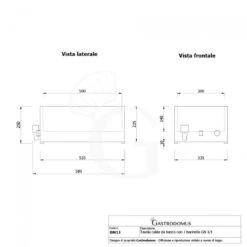 Bagnomaria Da Banco Con 1 Bacinella GN1/1 H 150 Mm E Coperchio Inclusi , L 335 Mm X P 580 Mm X H 250 Mm -Vendite Gastrodomus bagnomaria da banco con 1 bacinella gn11 h 150 mm e coperchio inclusi l 335 mm x p 580 mm x h 250 mm 4