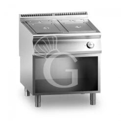 Bagnomaria Elettrico Su Armadio Aperto Predisposto Per Bacinelle GN H 150 Mm L 800 Mm X P 900 Mm