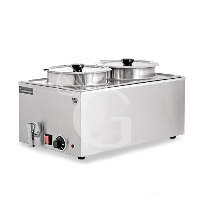 Bagnomaria Elettrico 2 Vasche Da 7 L Ciascuna - 1200 W, Dimensioni L 335 Mm X P 535 Mm X H 320 Mm 4 Bagnomaria Elettrico 2 Vasche Da 7 L Ciascuna - 1200 W, Dimensioni L 335 Mm X P 535 Mm X H 320 Mm - immagine 2