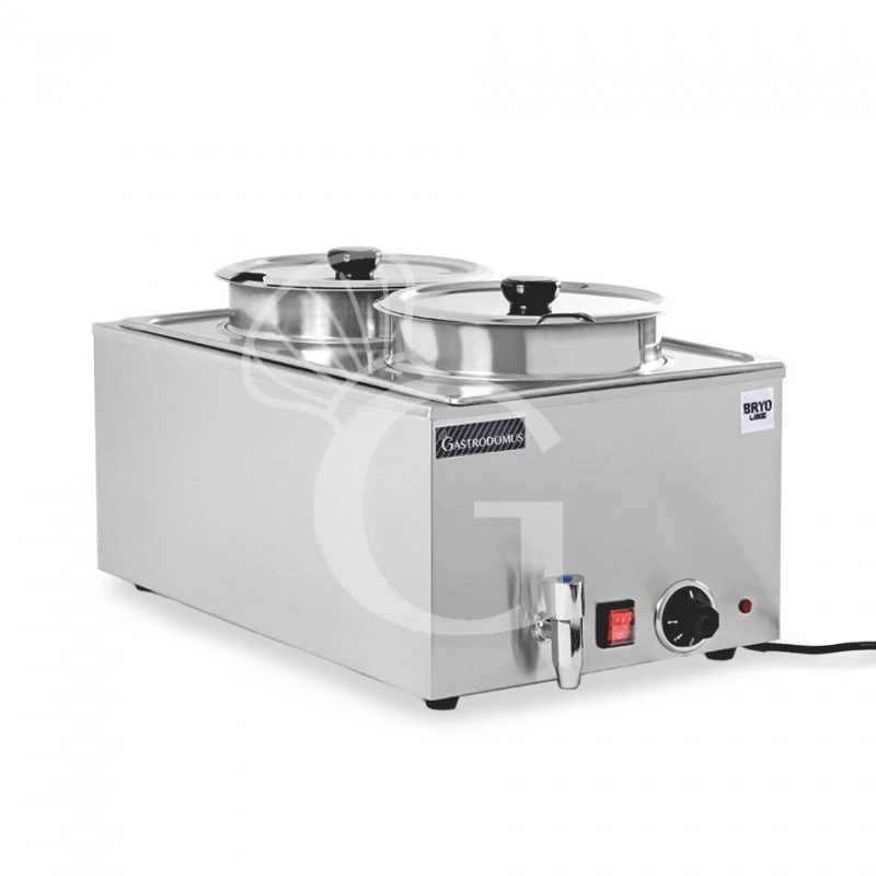 Bagnomaria Elettrico 2 Vasche Da 7 L Ciascuna - 1200 W, Dimensioni L 335 Mm X P 535 Mm X H 320 Mm 5 Bagnomaria Elettrico 2 Vasche Da 7 L Ciascuna - 1200 W, Dimensioni L 335 Mm X P 535 Mm X H 320 Mm - immagine 3