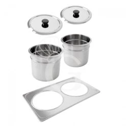 Bagnomaria Elettrico 2 Vasche Da 7 L Ciascuna - 1200 W, Dimensioni L 335 Mm X P 535 Mm X H 320 Mm 12 Bagnomaria Elettrico 2 Vasche Da 7 L Ciascuna - 1200 W, Dimensioni L 335 Mm X P 535 Mm X H 320 Mm -Vendite Gastrodomus bagnomaria elettrico 2 vasche da 7 l ciascuna 1200 w dimensioni l 335 mm x p 535 mm x h 320 mm 4