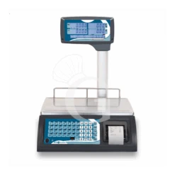 Bilancia Commerciale Con Visore A Colonna E Stampante-portata 15 Kg - Precisione 2/5g - Uso Simultaneo Da 3 Operatori