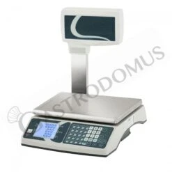 Bilancia Commerciale Con Visore A Colonna Portata 15 Kg Precisione 2/5 G L 330 Mm X P 345 Mm X H 530 Mm -Vendite Gastrodomus bilancia commerciale con visore a colonna portata 15 kg e precisione 25 g 1