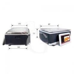 Bilancia Commerciale Etichettatrice Touch Screen Portata 3/6 Kg Divisione 1/2 G L 387 Mm X P 240 Mm X H 184 Mm 7 Bilancia Commerciale Etichettatrice Touch Screen Portata 3/6 Kg Divisione 1/2 G L 387 Mm X P 240 Mm X H 184 Mm -Vendite Gastrodomus bilancia commerciale etichettatrice touch screen con portata 36 kg e divisione 12 g dotata di piatto pesatura frutta 2