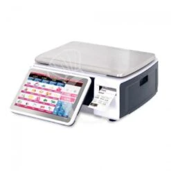 Bilancia Commerciale Etichettatrice Touch Screen Portata 3/6 Kg Divisione 1/2 G L 387 Mm X P 240 Mm X H 184 Mm