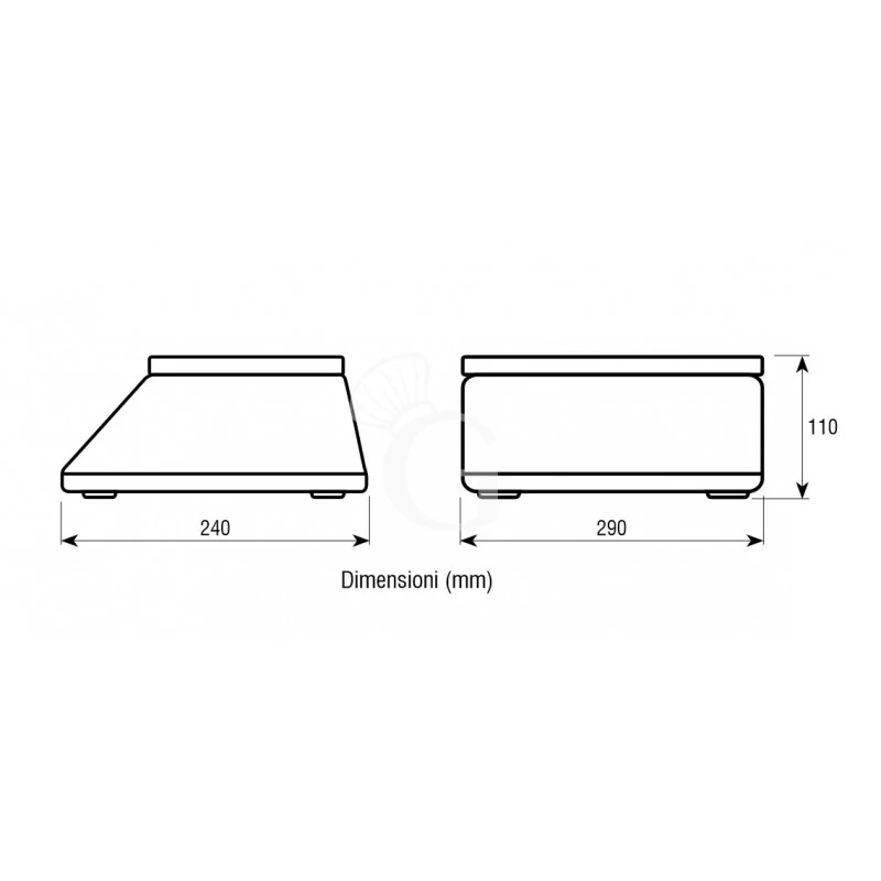 Bilancia Controllo Peso Doppio Display Portata 3 Kg Precisione 0,2 G L 290 Mm X P 240 Mm X H 110 Mm 7 Bilancia Controllo Peso Doppio Display Portata 3 Kg Precisione 0,2 G L 290 Mm X P 240 Mm X H 110 Mm - immagine 5