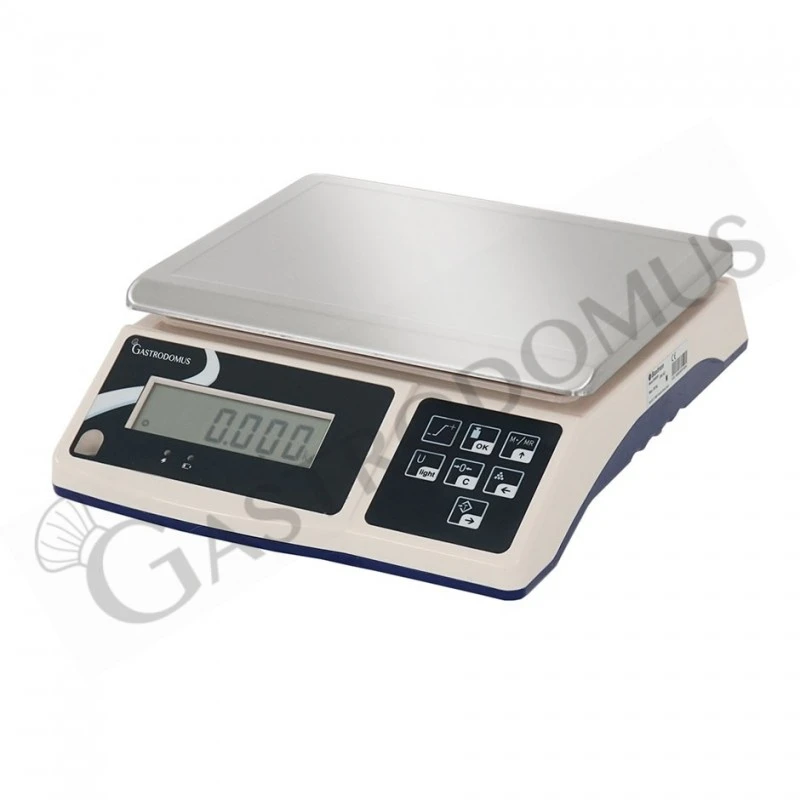 Bilancia ABS Con Display LCD Controllo Del Peso Portata 30 Kg Precisione 1 G L 370 Mm X P 330 Mm X H 140 Mm 4 Bilancia ABS Con Display LCD Controllo Del Peso Portata 30 Kg Precisione 1 G L 370 Mm X P 330 Mm X H 140 Mm - immagine 2