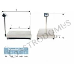 Bilancia Monocella Completa Portata 150 Kg Precisione 20 G L 600 Mm X P 500 Mm X H 840 Mm 13 Bilancia Monocella Completa Portata 150 Kg Precisione 20 G L 600 Mm X P 500 Mm X H 840 Mm -Vendite Gastrodomus bilancia monocella completa con portata 150 kg e precisione 20 g l 600 x p 500 x h 840 mm 5