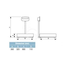 Bilancia Monocella Completa Portata 60 Kg Precisione 5 G L 360 Mm X P 320 Mm X H 600 Mm 13 Bilancia Monocella Completa Portata 60 Kg Precisione 5 G L 360 Mm X P 320 Mm X H 600 Mm -Vendite Gastrodomus bilancia monocella completa con portata 60 kg e precisione 5 g 5