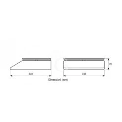 Bilancia In ABS Solo Peso Con Funzione Conta Pezzi, Portata 10 Kg Precisione 1 G L 240 Mm X P 240 Mm X H 70 Mm -Vendite Gastrodomus bilancia solo peso con funzione conta pezzi portata 10 kg e precisione 1 g 3