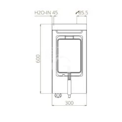 Bollitore Pasta Elettrico Da Banco 1 Vasca L 330 Mm X P 600 Mm X H 410 Mm 11 LT 3500 W -Vendite Gastrodomus bollitore pasta elettrico con potenza 3500 w 2 cestelli rubinetto e capacita 11 litri 2