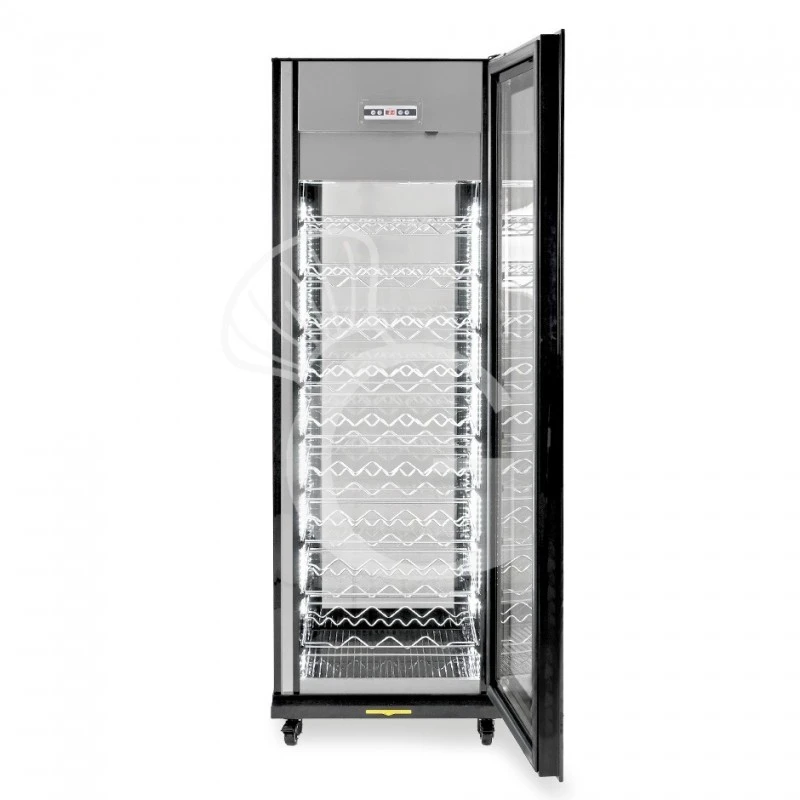 Cantina Vino Professionale 4 Lati Vetro Ventilata, 9 Ripiani, 81 Bottiglie, Temp +5°C/+18°C 6 Cantina Vino Professionale 4 Lati Vetro Ventilata, 9 Ripiani, 81 Bottiglie, Temp +5°C/+18°C - immagine 4