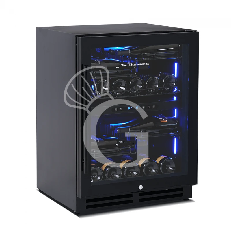 Cantina Vino Ventilata Doppia Temperatura 150 LT 4 Ripiani 34 Bottiglie +5°C/+12°C - +12°C/+22°C 4 Cantina Vino Ventilata Doppia Temperatura 150 LT 4 Ripiani 34 Bottiglie +5°C/+12°C - +12°C/+22°C - immagine 2