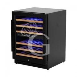 Cantina Vino Ventilata Doppia Temperatura 150 LT 6 Ripiani 46 Bottiglie +5°C/+12°C - +12°C/+22°C 12 Cantina Vino Ventilata Doppia Temperatura 150 LT 6 Ripiani 46 Bottiglie +5°C/+12°C - +12°C/+22°C -Vendite Gastrodomus cantina vino ventilata doppia temperatura 150 lt 6 ripiani 46 bottiglie 5c12c 12c22c 1