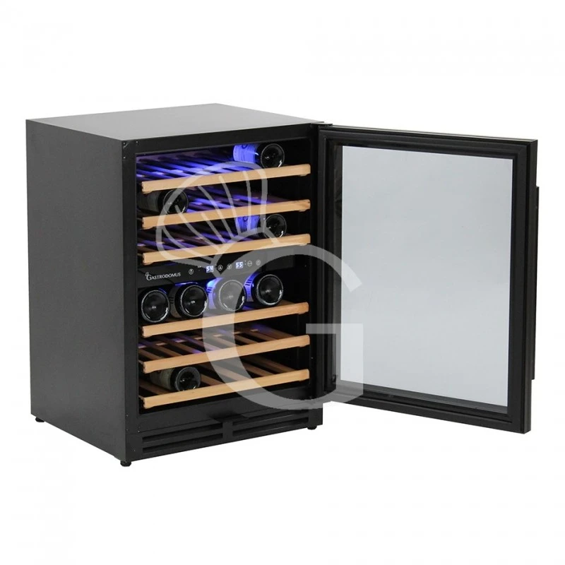 Cantina Vino Ventilata Doppia Temperatura 150 LT 6 Ripiani 46 Bottiglie +5°C/+12°C - +12°C/+22°C 6 Cantina Vino Ventilata Doppia Temperatura 150 LT 6 Ripiani 46 Bottiglie +5°C/+12°C - +12°C/+22°C - immagine 4