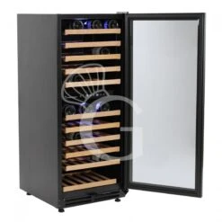 Cantina Vino Ventilata Doppia Temperatura 280 LT 11 Ripiani 121 Bottiglie +5°C/+22°C -Vendite Gastrodomus cantina vino ventilata doppia temperatura 280 lt 11 ripiani 121 bottiglie 5c22c 2