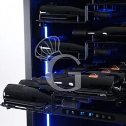Cantina Vino Ventilata Doppia Temperatura 280 LT 7 Ripiani 83 Bottiglie +5°C/+22°C -Vendite Gastrodomus cantina vino ventilata doppia temperatura 280 lt 7 ripiani 83 bottiglie 5c22c 4