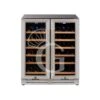 Cantina Vino Ventilata Doppia Temperatura Porta Inox 120 LT 12 Ripiani 36 Bottiglie +5°C/+22°C 2 Cantina Vino Ventilata Doppia Temperatura Porta Inox 120 LT 12 Ripiani 36 Bottiglie +5°C/+22°C -Vendite Gastrodomus cantina vino ventilata doppia temperatura porta inox 120 lt 12 ripiani 36 bottiglie 5c22c