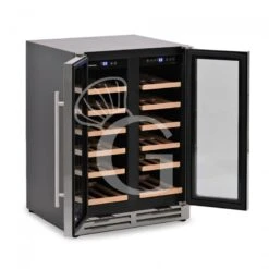 Cantina Vino Ventilata Doppia Temperatura Porta Inox 120 LT 12 Ripiani 36 Bottiglie +5°C/+22°C 11 Cantina Vino Ventilata Doppia Temperatura Porta Inox 120 LT 12 Ripiani 36 Bottiglie +5°C/+22°C -Vendite Gastrodomus cantina vino ventilata doppia temperatura porta inox 120 lt 12 ripiani 36 bottiglie 5c22c 2