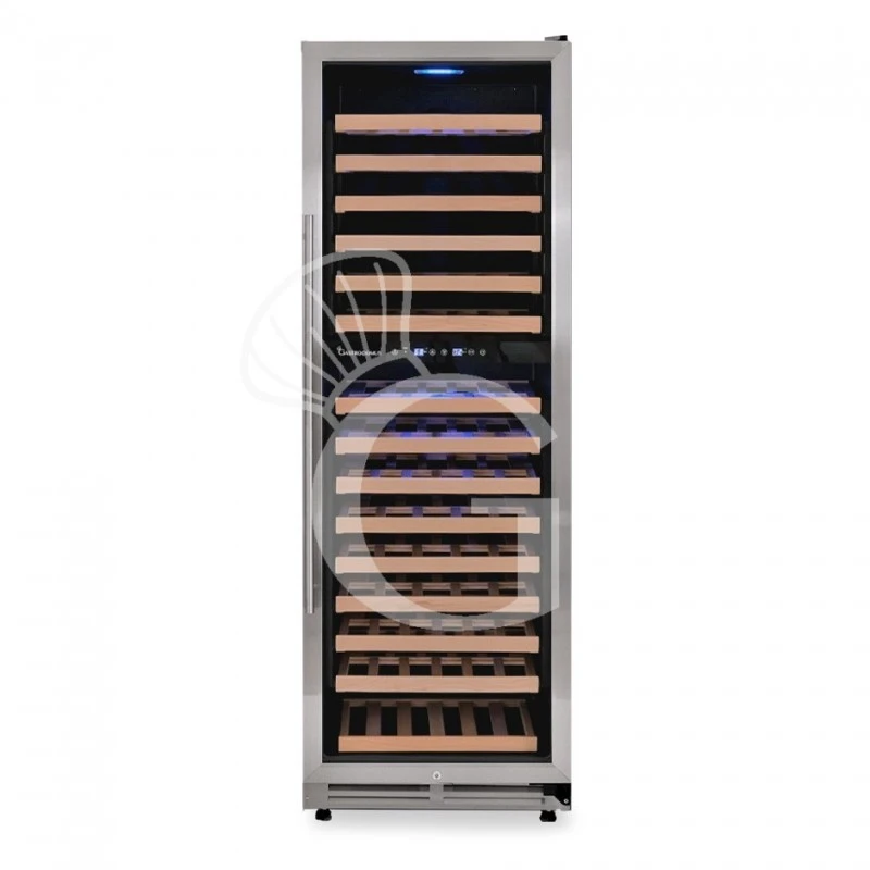 Cantina Vino Ventilata Doppia Temperatura Porta Inox 420 LT 15 Ripiani 165 Bottiglie +5°C/+22°C 3 Cantina Vino Ventilata Doppia Temperatura Porta Inox 420 LT 15 Ripiani 165 Bottiglie +5°C/+22°C