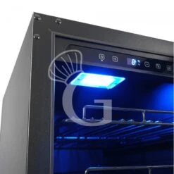 Cantina Vino Ventilata 100 LT 7 Ripiani 31 Bottiglie +5°C/+22°C -Vendite Gastrodomus cantina vino ventilata porta inox 100 lt 7 ripiani 31 bottiglie 5c22c 6