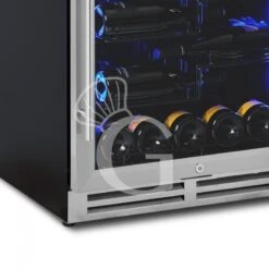Cantina Vino Ventilata Porta Inox 150 LT 4 Ripiani 36 Bottiglie +5°C/+22°C -Vendite Gastrodomus cantina vino ventilata porta inox 150 lt 4 ripiani 36 bottiglie 5c22c 3