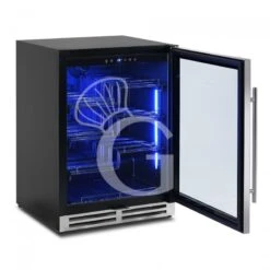 Cantina Vino Ventilata Porta Inox 150 LT 4 Ripiani 36 Bottiglie +5°C/+22°C -Vendite Gastrodomus cantina vino ventilata porta inox 150 lt 4 ripiani 36 bottiglie 5c22c 4
