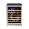 Cantina Vino Ventilata Porta Inox 150 LT 6 Ripiani Capacità 46 Bottiglie +5°C/+22°C -Vendite Gastrodomus cantina vino ventilata porta inox 150 lt 6 ripiani capacita 46 bottiglie 5c22c