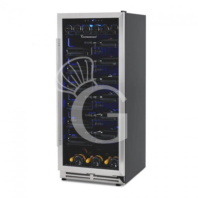 Cantina Vino Ventilata Porta Inox 280 LT 8 Ripiani 89 Bottiglie +5°C/+22°C 4 Cantina Vino Ventilata Porta Inox 280 LT 8 Ripiani 89 Bottiglie +5°C/+22°C - immagine 2