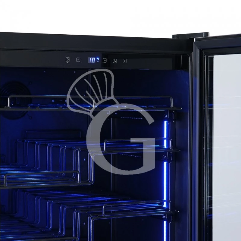 Cantina Vino Ventilata Porta Inox 280 LT 8 Ripiani 89 Bottiglie +5°C/+22°C 8 Cantina Vino Ventilata Porta Inox 280 LT 8 Ripiani 89 Bottiglie +5°C/+22°C - immagine 6