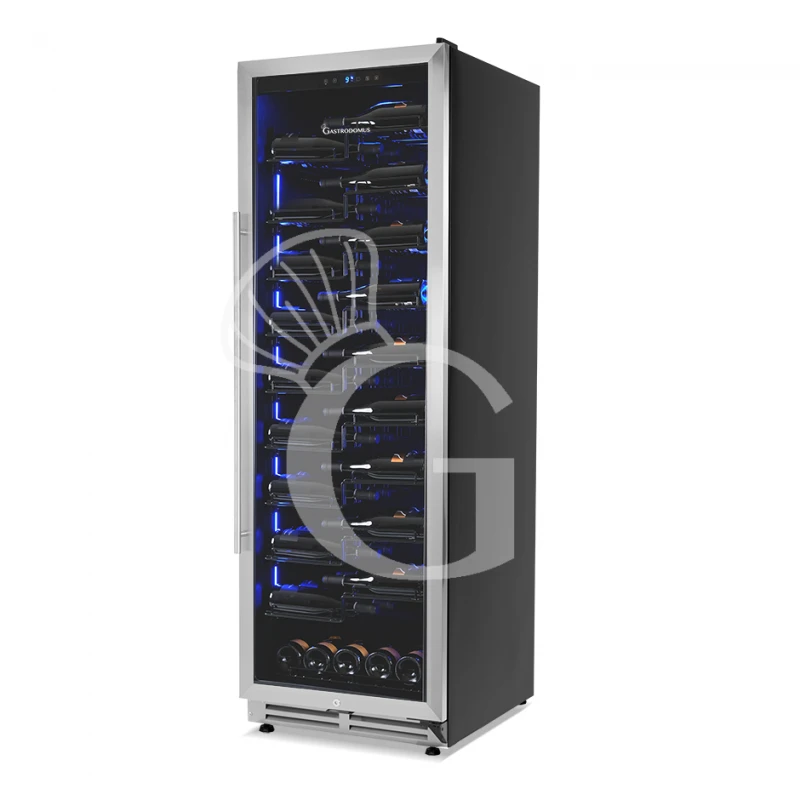 Cantina Vino Ventilata Porta Inox 420 LT 10 Ripiani 119 Bottiglie +5°C/+22°C 4 Cantina Vino Ventilata Porta Inox 420 LT 10 Ripiani 119 Bottiglie +5°C/+22°C - immagine 2