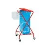 Carrello Portasacco Verniciato A Forma Di X Con Cestino L 580 Mm X P 560 Mm X H 1020 Mm 2 Carrello Portasacco Verniciato A Forma Di X Con Cestino L 580 Mm X P 560 Mm X H 1020 Mm -Vendite Gastrodomus carrello x portasacco verniciato con cestino