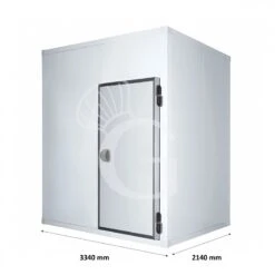 Cella Frigo Positiva Senza Pavimento - L 3340 Mm X P 2140 Mm X H 2470 Mm